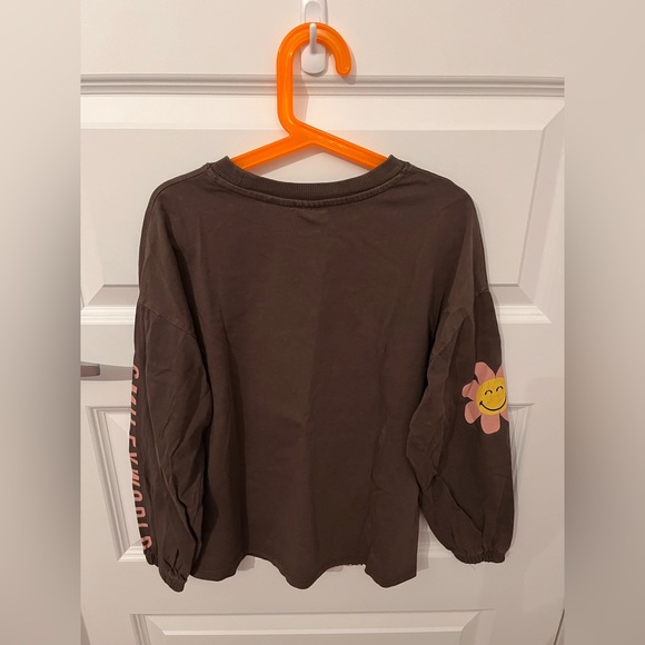 2 for $25! Zara Cute flower print long sleeve shirt - Picture 5 of 5